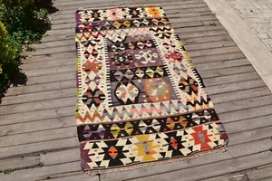 Alfombra Pavo 3'5''x6'2'' Lana Auténtica INCREÍBLE Color Armonía Alfombra Oriente 107x190cm - Imagen 1 de 12