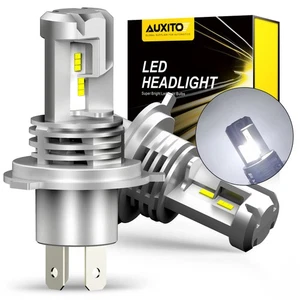AUXITO XENON WHITE KIT H4 9003 LED High Low Beam Headlight Bulb 6500K 24000LM E2 - Picture 1 of 8
