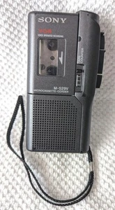 SONY VOR M-529V Microcassette Recorder. Schwarz/Grau. Funktioniert super - Bild 1 von 9