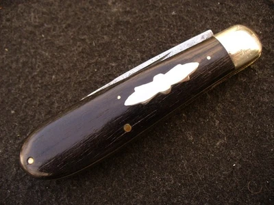 De colección W M Frankfurth Hdw. Cuchillo Jack Arnés Ébano Co. Milwaukee, WI Muy Antiguo Foto 1 de 4