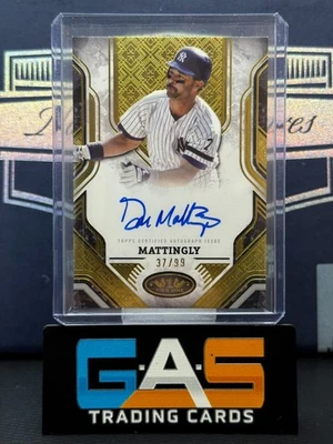 2025 Topps Tier One Don Mattingly Prime Performers Auto /99 #PPA-DM SP Yankees - Image 1 of 2