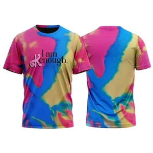I Am Kenough T-shirt Ladies Men Print Tie Dye Short Sleeve Casual Tee Shirt Tops - Picture 1 of 11