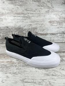 NUEVAS Tenis de Monopatín Adidas Matchcourt Negras Sin Cordones de Lona Para Mujer Talla 7.5 - Imagen 1 de 10