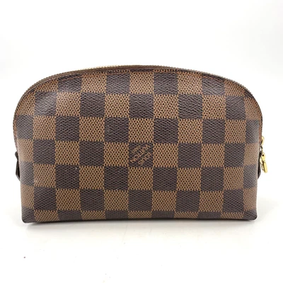 Auth LOUIS VUITTON Damier Ebene Pochette Cosmetic pouch N47516 Made in Spain - Image 1 of 4