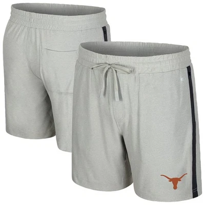 Men's Colosseum Gray Texas Longhorns Mac Shorts - Image 1 of 3