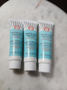 3x First Aid Beauty Brighten + Glow Moisturizer 0.34 oz  Travel UNSEALED New - Picture 1 of 1