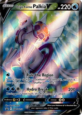 Origin Forme Palkia V Promo SWSH: Sword & Shield Promo Cards SWSH253 NM - Image 1 of 2