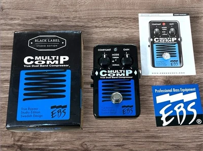 EBS MultiComp True Doble Banda Compresor Guitarra Bajo Efectos Nuevo Foto 1 de 4