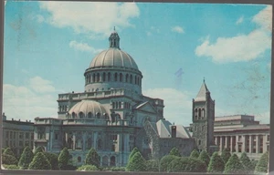 The Mother Church of Christian Science Boston MA. Chrom Postkarte - Bild 1 von 2