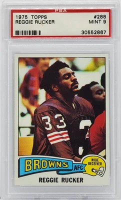 1975 Topps #288 Reggie Rucker Card - Graded PSA 9 Mint, Cleveland Browns - Image 1 of 2