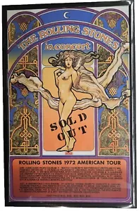 Poster The Rolling Stones 1972 American Tour, incorniciato - Foto 1 di 2