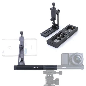 Macro Focusing Rail Slider y soporte de teléfono para cámara MILC trípode cabeza esférica teléfono - Imagen 1 de 12