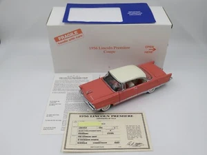 1956 Lincoln Premiere Coupe 1:24 Diecast Car Danbury Mint w/ Box & Paperwork - Picture 1 of 17