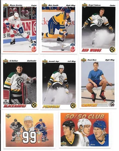 1991-92 Upper Deck 500 Hockey Card Complete Set(1-500) Rookies of Fedorov & Jagr - Picture 1 of 4