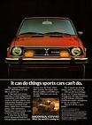 FOUR 1976 - 1977 Honda Civic Original Magazine Ads