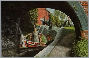 Cropredy Lock Oxford Canal Oxfordshire England Postcard - Picture 1 of 2