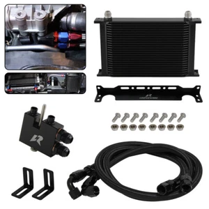 25 Reihe AN10 Ölkühler Kit für BMW N54 135i E82 335i E90 E92 E93 06-11 Schwarz - Picture 1 of 11