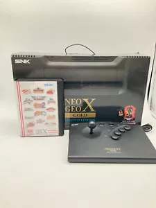NeoGeo Gold X - CIB - US Version! - Bonus Extra Controller & Mega Pack Vol 1 - Picture 1 of 24