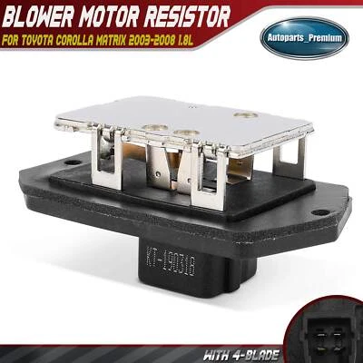 Resistencia soplador de calefacción con 4 aspas para Toyota Corolla Matrix 2003-2008 L4 1,8 L Foto 1 de 4