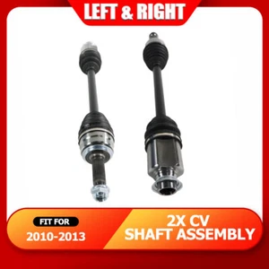2Pcs CV Axle Shafts Front Side For Acura ZDX MDX Base 2010-2013 V6 3.7L - Picture 1 of 11