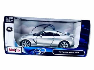 Maisto Special Edition Silver 2009 Nissan GT-R 1:24 Die Cast Car New Sealed - Picture 1 of 14