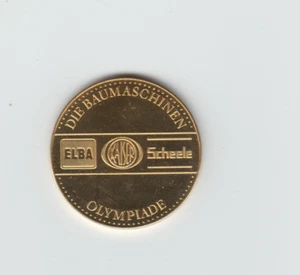 Medal construction machinery Olympics 1980 Ettlingen/Mpnchen - Picture 1 of 2