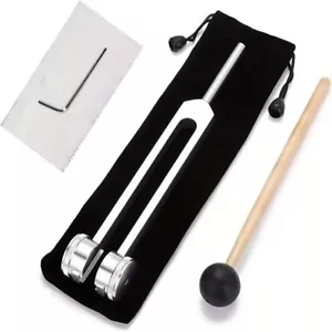 128Hz Healing Tuning Fork with Silicone Hammer Sound Therapy Musical Instrument. - Picture 1 of 7