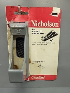 Nicholson 23872 5-1/2" Magicut Mini Plane Cooper USA Fits: Stanley 399 21-399 - Foto 1 di 18