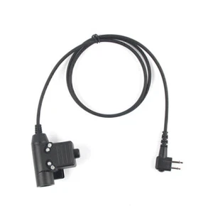 Wysokiej jakości kabel U94 PTT wtyczka zestaw słuchawkowy adapter do radia Motorola GP-88 GP-2000 - Zdjęcie 1 z 9
