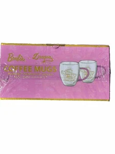 Barbie X Dragon DreamhouseCollection Clear Double Wall BarbieGlass Coffee Mugs - Picture 1 of 4