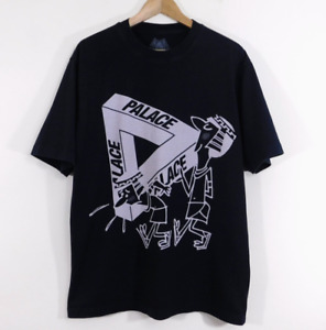 Palace Skateboards t-shirt 'If you build it' Size L Black Printed design