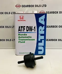 PER HONDA ACCORD & CIVIC FILTRO CAMBIO AUTOMATICO 5 VELOCITÀ OLIO ATFDW1 KIT 5L - Foto 1 di 10