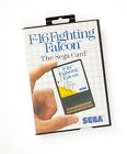 Sega F-16 Fighting Falcon The Sega Card Sega Master System 1986 Vintage