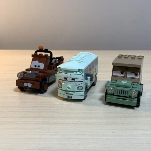 Lego Cars Pixar Lot Sarge Mater Near Conplete Cover