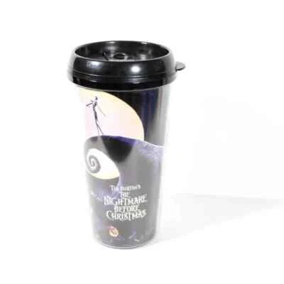 Disney Tim Burton Pesadilla antes de Navidad vaso sorbo taza de plástico Foto 1 de 4