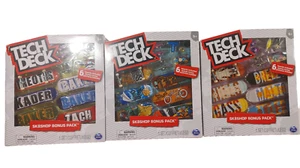 Tech Deck ZERO Skateboards Sk8shop Bonus Pack 6ct Fingerboard Toy Set Of 3 - Picture 1 of 5