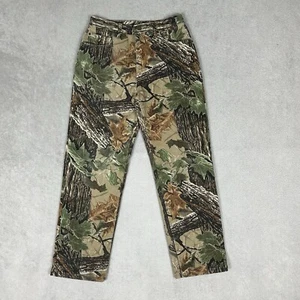 Vintage Cabellas RealTree Pants Mens 32 Camo Hunting Straight Leg Jeans EUC - Picture 1 of 14