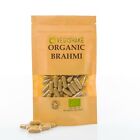 Organic Brahmi Vegan HPMC Capsules Herbal Remedy Stress Relief Memory Boost