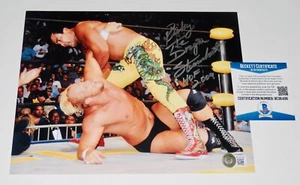 RICKY STEAMBOAT AUTOGRAPHED 8X10 COLOR PHOTO (WWE / WWF) - BECKETT COA! - Picture 1 of 1