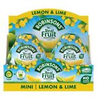 Robinsons Mini  Lemon and Lime ,No Added Sugar, Low Calorie -  6 x 66 ml Packs
