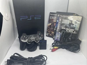 Sony Playstation 2 Konsole Bundle +6 Spiele - Bild 1 von 7