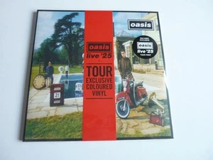 OASIS BE HERE NOW LIVE 25 TOUR EDITION COLOURED VINYL NEW SEALED + PRINT+ BAG - Picture 1 of 5