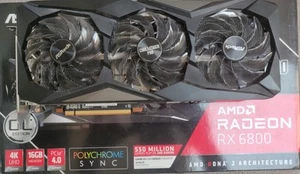 AsRock Challenger Pro OC - AMD RX 6800 16GB + FREE EPZ Q1 gaming IEMs with mic - Photo 1/6