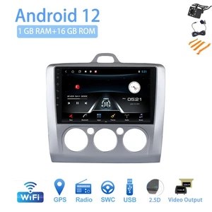 Android 12 9" Car Stereo Radio for Ford Focus 2 MK2 2004-2011 GPS SWC USB BT - Picture 1 of 7