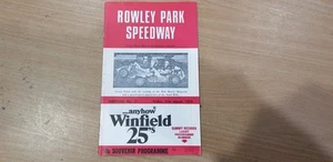 VIERNES 21 DE MARZO 1978 SPEEDWAY PROGRAMA OFICIAL ROWLEY PARK NÚMERO 21 - Imagen 1 de 17