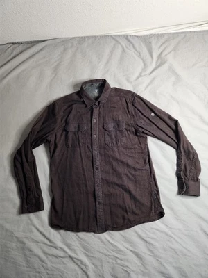 Kuhl Descendr Flannel Button Up Shirt Mens Medium Brown Hiking Outdoor 7244 NEW - Image 1 of 4