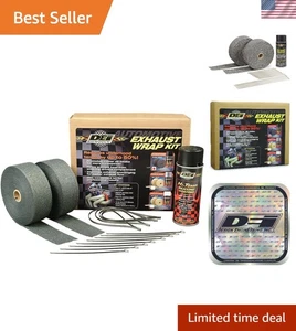 All-in-One Exhaust Wrap Kit - 2 Rolls & Silicone Spray for Enhanced Heat Control - Bild 1 von 6