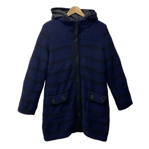 Auth SONIARYKIEL - Navy Black Women's Down Coat - Picture 1 of 9