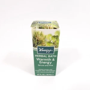 Vtg Kneipp Warmth & Energy Spruce And Pine Herbal Bath 0.67 oz 20 ml New - Picture 1 of 7