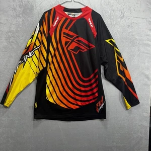 Fly Racing Evolution Sonar 2.0 Mens Size Large Orange Black Shirt Jersey - Picture 1 of 12